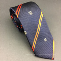 Cravates chinoises en gros de logo de coutume de Jacquard de soie chinoise d&#39;hommes